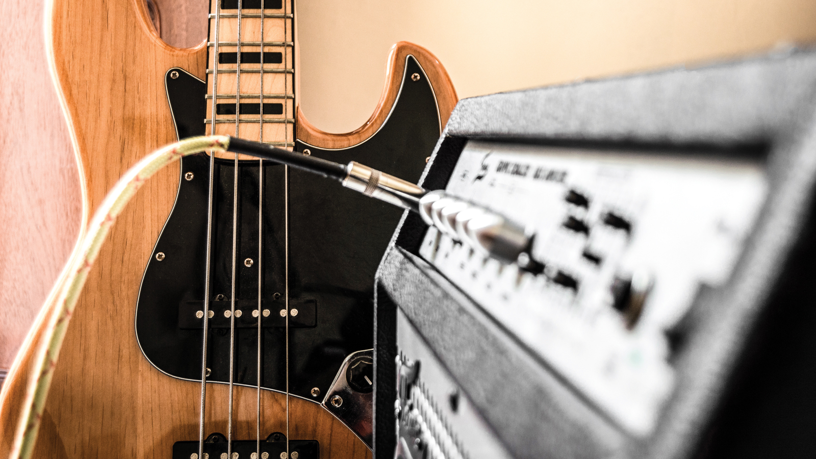 guitar and amplifier
