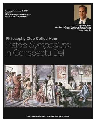 Dr. Henry presents on Plato\'s Symposium - Nov 5