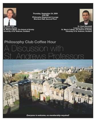 St. Andrews Professors present on Milton, The Dark Knight, and the Problem of Evil - Sept 24