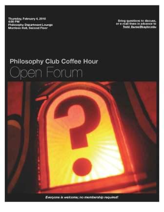 Philosophy Club - Feb 4