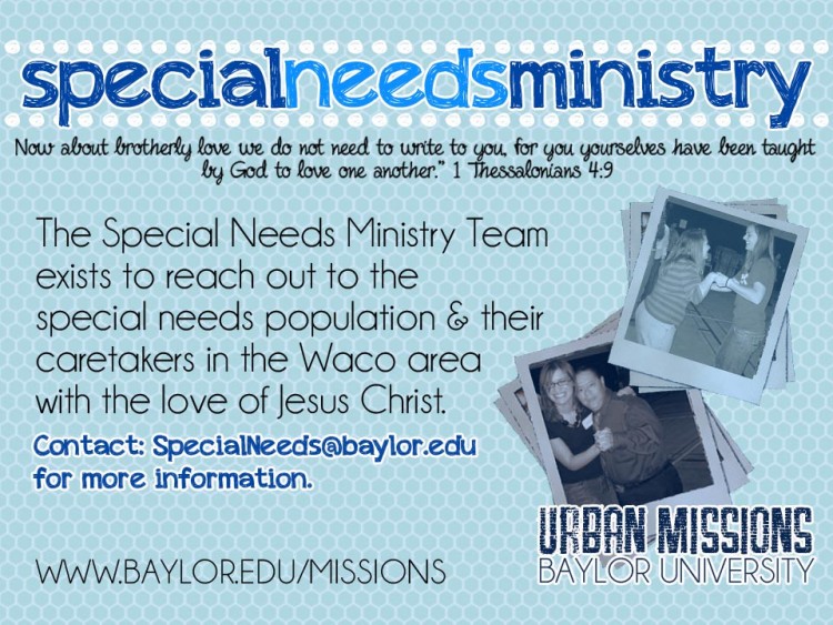 Special Needs Ministry