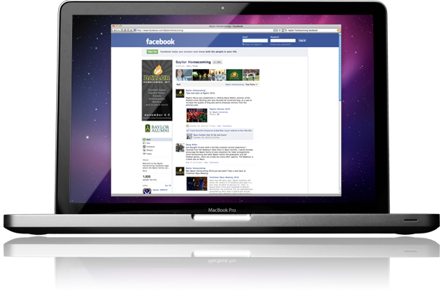 Baylor Homecoming on Facebook