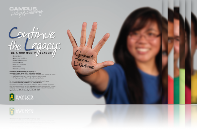 Campus Living & Learning posters