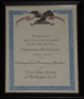 Certification, Honorary Member of Texas State Society of Washington, D.C.