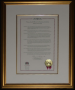 Framed, TAMU Health Science Center Proclamation