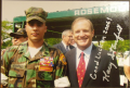 Photo of Chet Edwards with Kacy Stanfill, signed