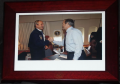 Chet Edwards with George Bush, Jr.