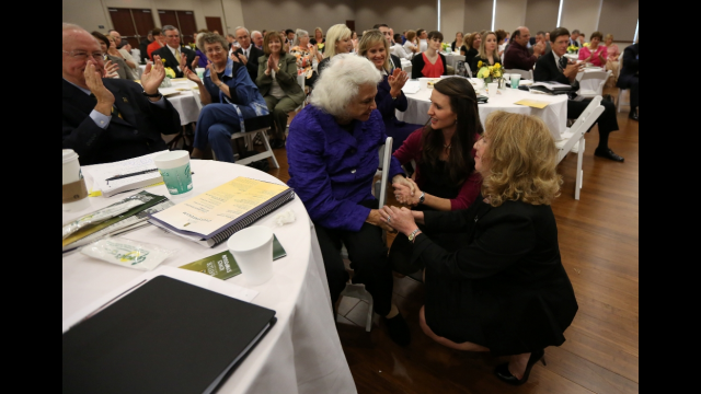 LeCompte and Blevins with Justice O'Connor
