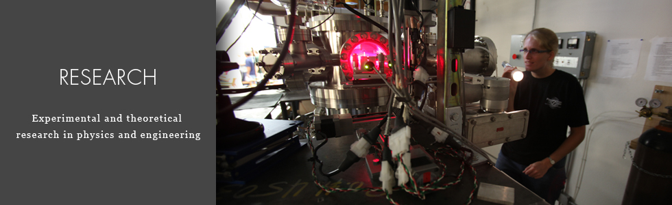 CASPER teams conduct research in a number of theoretical and experimental areas
