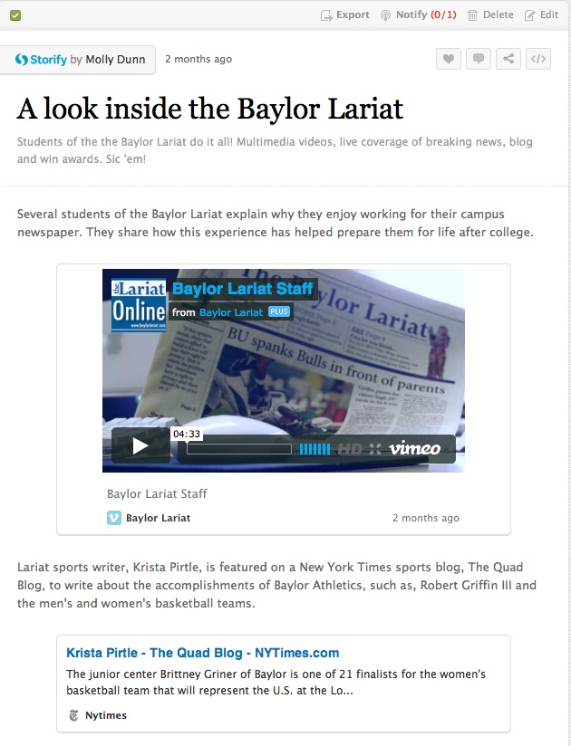 Lariatstorify