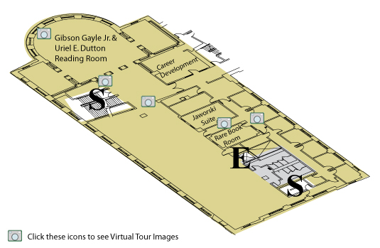 Library Second Floor Map