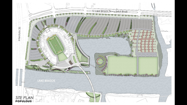 Baylor Stadium Rendering - Site Plan