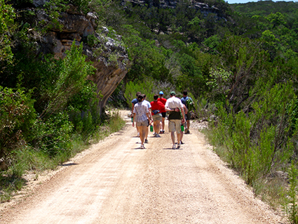 Hikers at the 2012 retreat