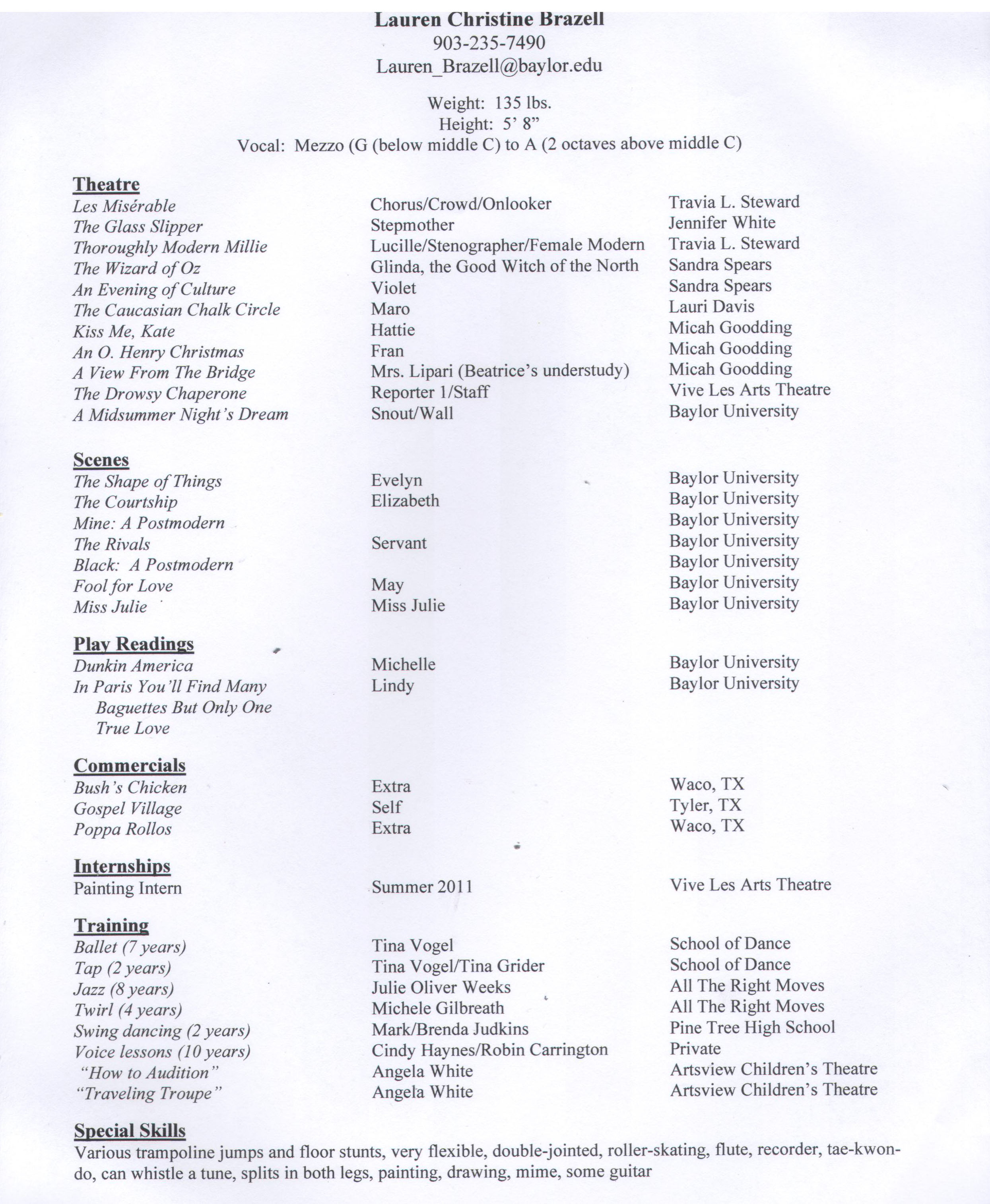 resume