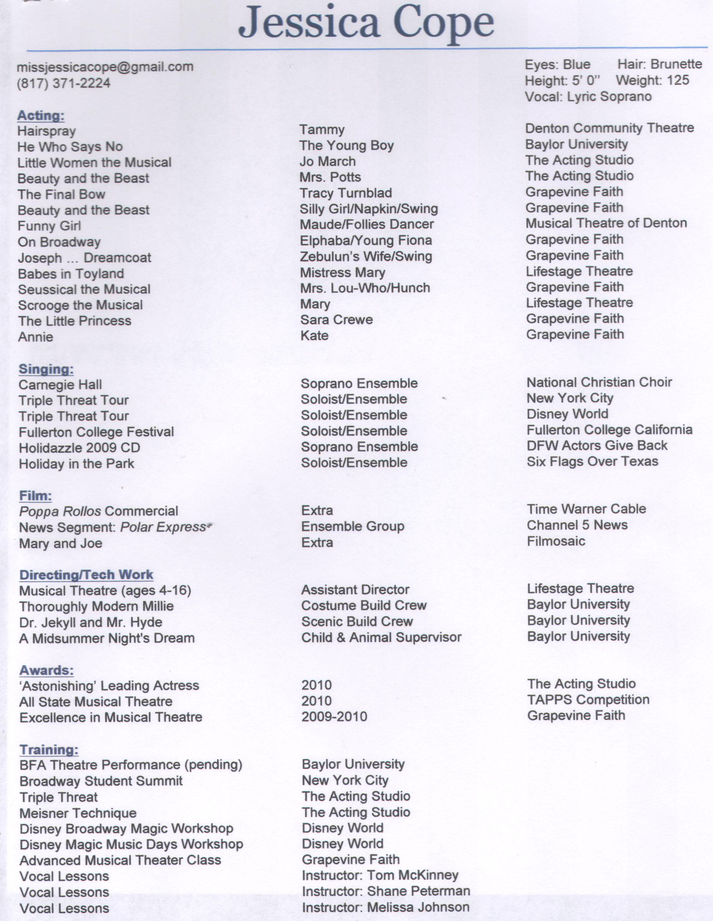 resume