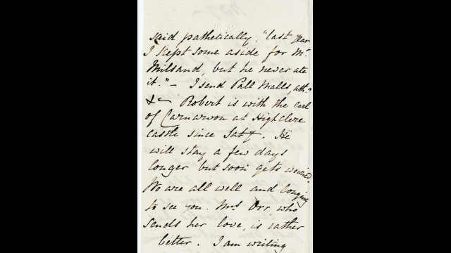 Sarianna Browning's letter to Joseph Milsand