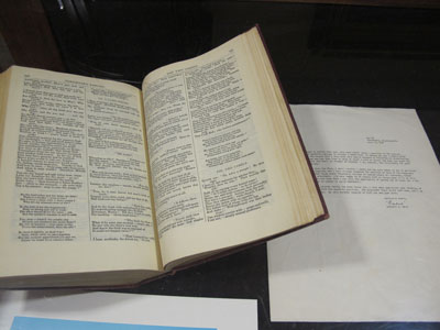 Book and letter
