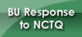 BU Response to NCTQ