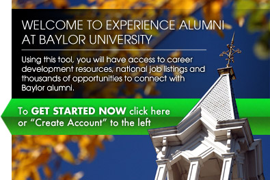 Welcome to Experience at Baylor