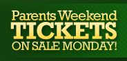 parents weekend tickets on sale monday