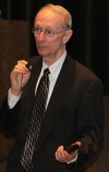 Myers at Lecture