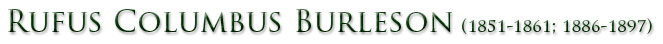 Rufus Columbus Burleson