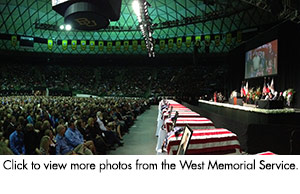 West Memorial Service