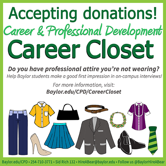 Career Closet flyer