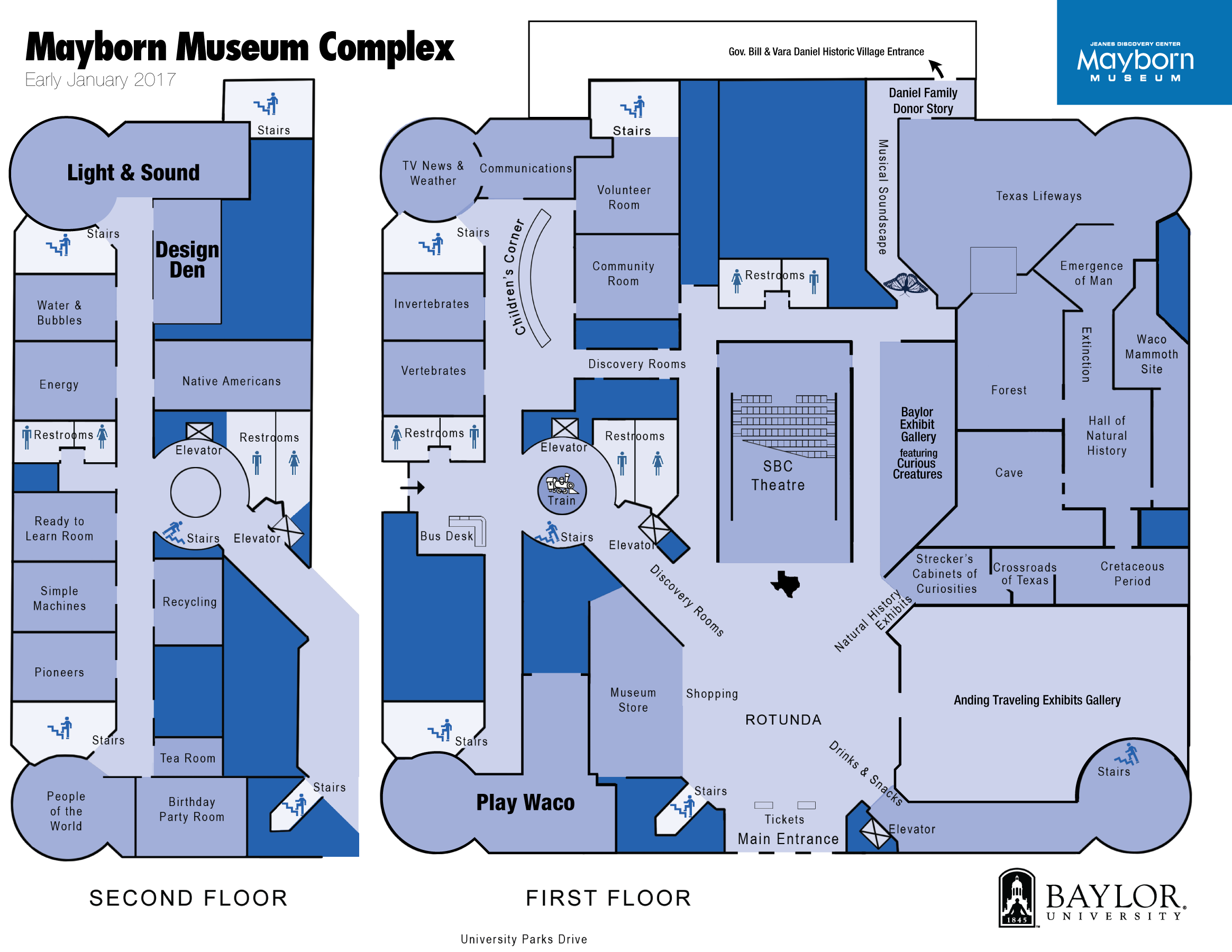 Baylor University Mayborn Museum Exhibits