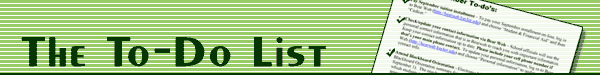 To Do List  Email Header