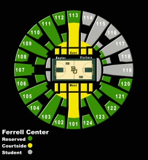 Ferrell Center Seating