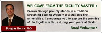 Welcome from the Faculty Master