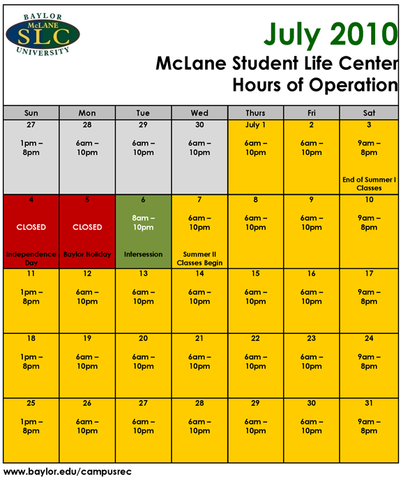 FAC-Hours of Operation