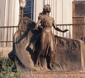 Exterior-Pippa Passes Statue