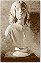 Sculpture-Pen Browning Bust