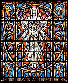 Stained Glass-Abt Voger Upper Section