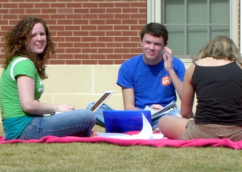 Blanket on the quad
