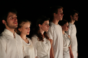Graduate Student Postmodern Scene with Undergraduate Actors