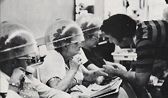 Alan Steelman campaigning