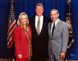 Bob and Jan with Bill Clinton. 1995