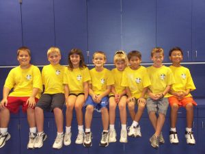 Group of kids in class
