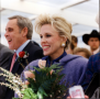 Bob Bullock and Jan Bullock at Inaugural ceremonies, Austin, Texas. 1991
