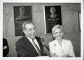 Bob Bullock and Jan Bullock at dedication of Bullock plaque. 1997