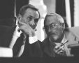 Lt. Gov. Bob Bullock and Senate Parliamentarian Bob Johnson. undated