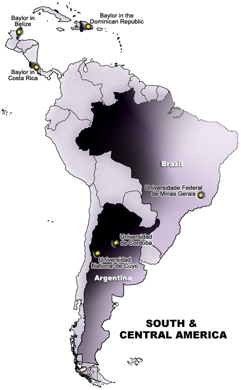 Large Continent South America