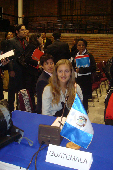 Head Delegates Ariel and Manny