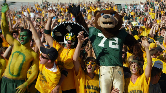 In the Baylor Line at Floyd Casey Stadium