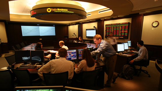 Southwest Securities Financial Markets Center in the School of Business
