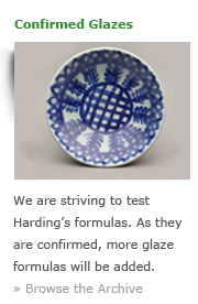 Confirmed Glazes