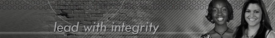 Lead With Integrity Header